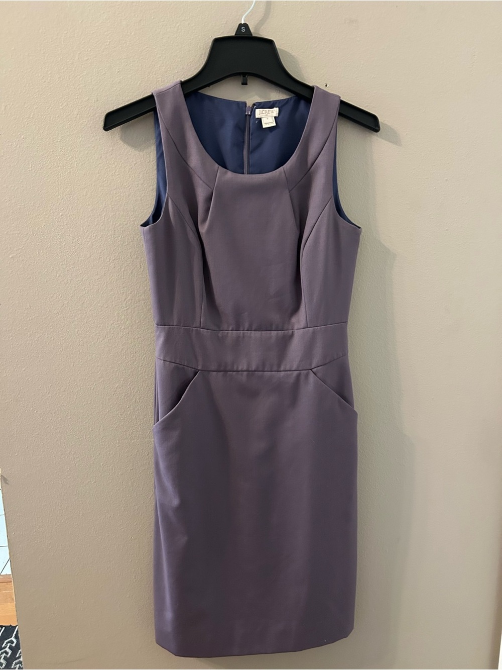 Vintage J Crew Purple Sheath Dress